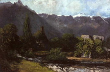 Gustave Courbet œuvres - Le Glacier Réaliste peintre Gustave Courbet